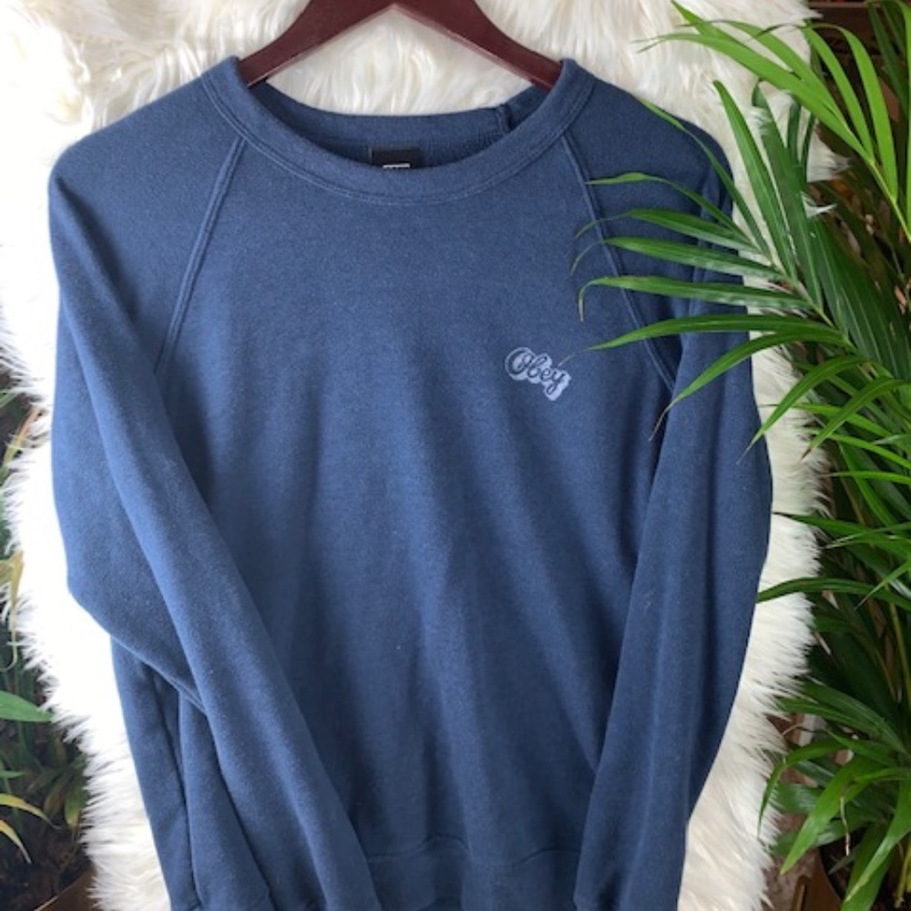 OBEY • Crewneck Sweater • Navy • S